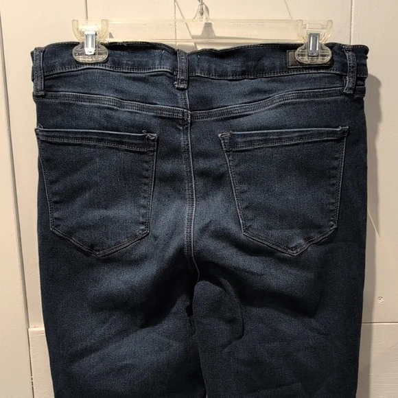 Nicole Miller NY High Rise Boot Cut Dark Wash Denim Jeans Women’s Size 12 - Picture 4 of 7